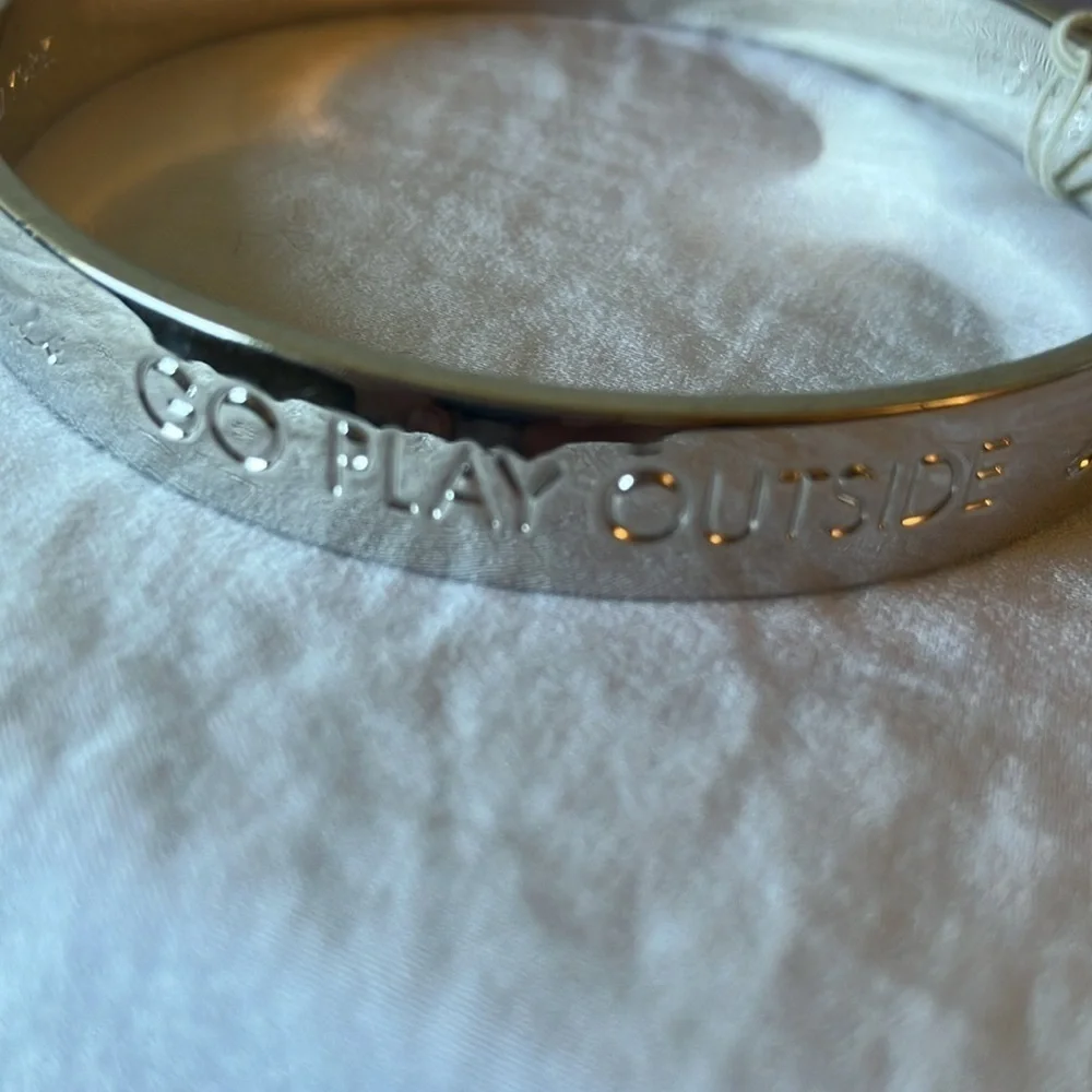Kate Spade: Silver Tone Bracelet- “Mom Said So”- - Picture 5 of 12